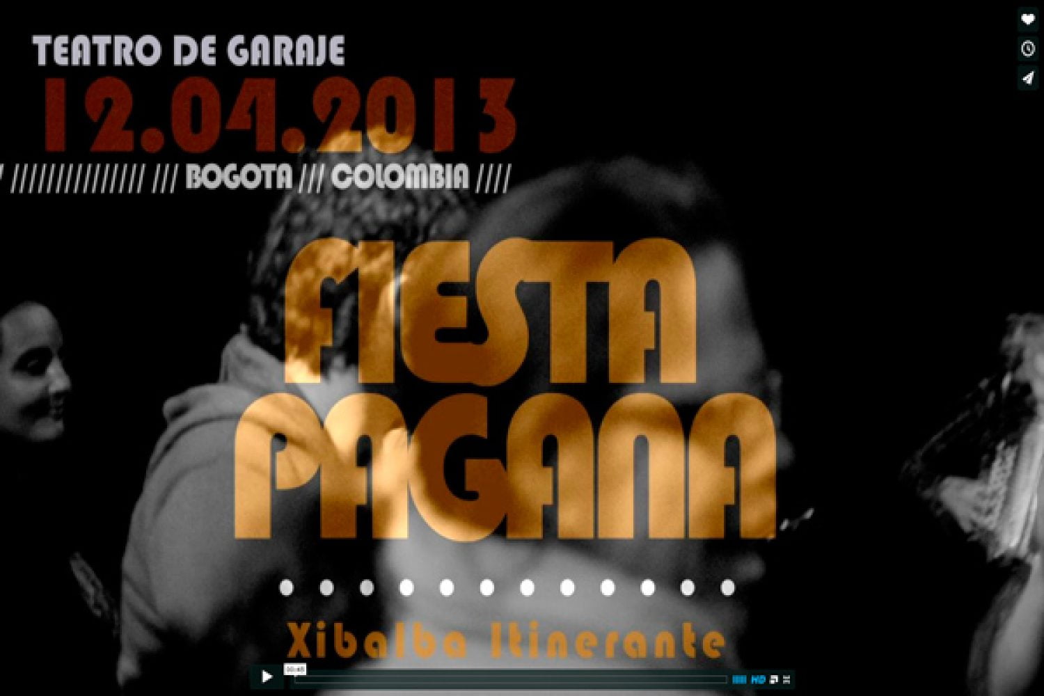 Promo Fiesta Pagana - Colectivo Xibalbá - Colombia.