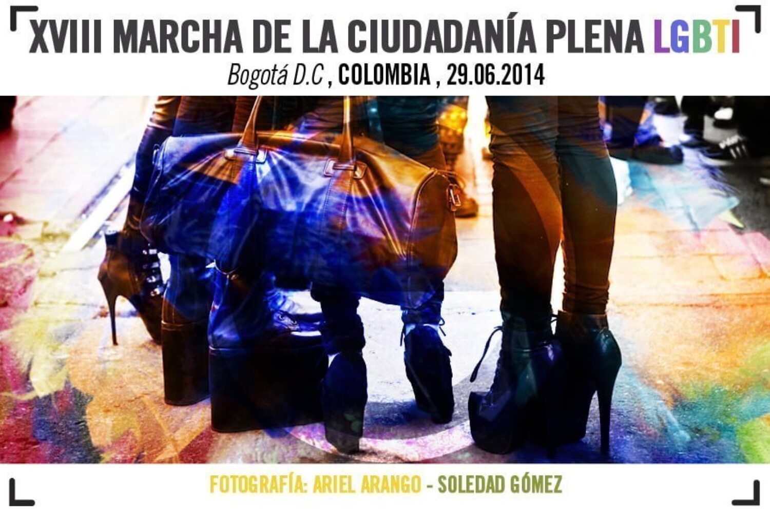 XVII Marcha de la Ciudadanía Plena LGBTI. Bogotá D.C. 29 Junio de 2014. Fotografía: Ariel Arango - Soledad Gómez.