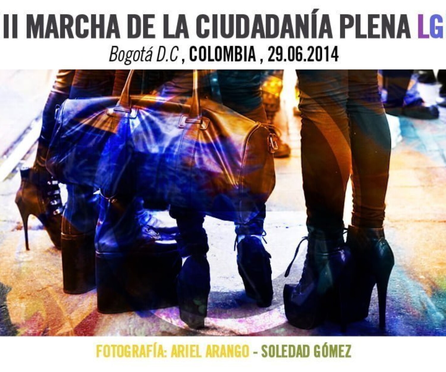 XVII Marcha de la Ciudadanía Plena LGBTI. Bogotá D.C. 29 Junio de 2014. Fotografía: Ariel Arango - Soledad Gómez.